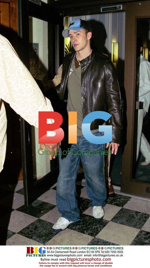 Justin Timberlake at London's Mayfair Club