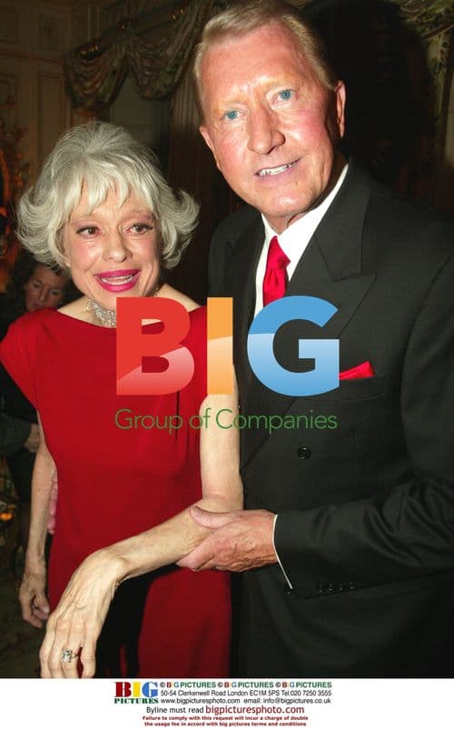 Carol Channing and Roger Denny at Broadway Reception