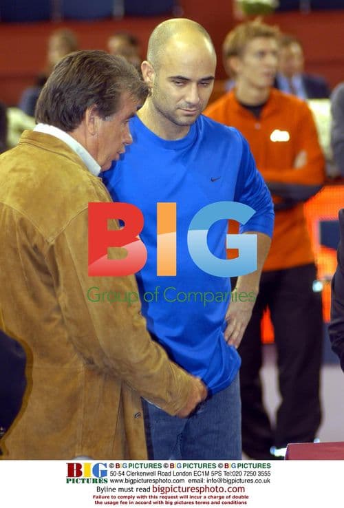 Andre Agassi at Madrid Tennis Star