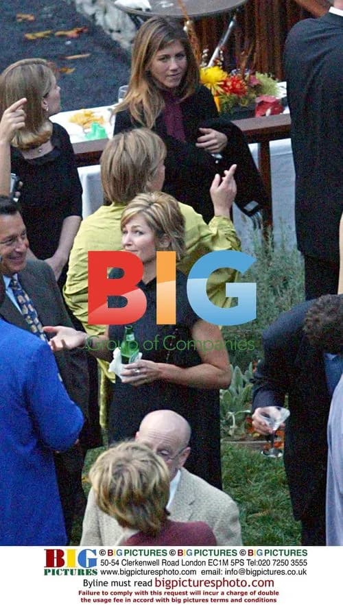 Brad Pitt and Jennifer Aniston at Hollywood Wedding