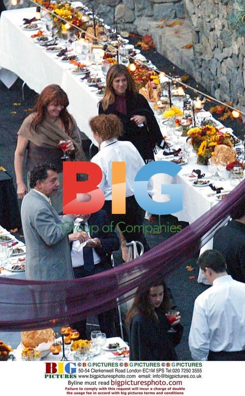 Brad Pitt and Jennifer Aniston at Wedding