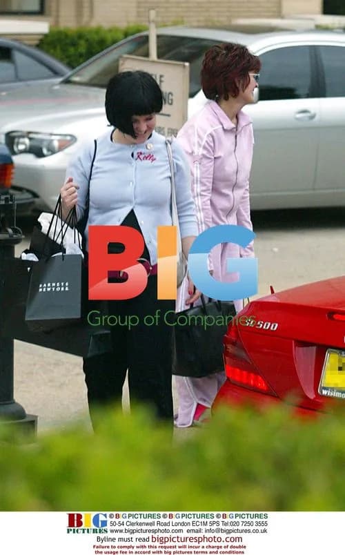 Sharon and Kelly Osbourne shopping in Beverly Hills