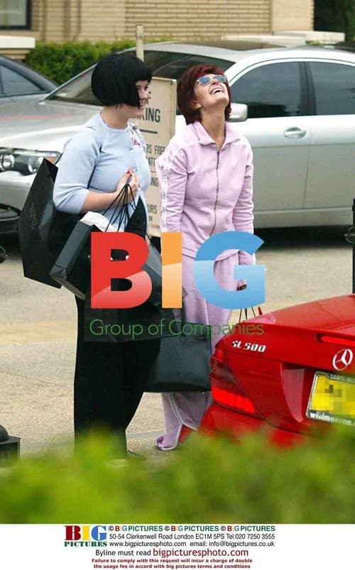 Sharon and Kelly Osbourne shopping in Beverly Hills