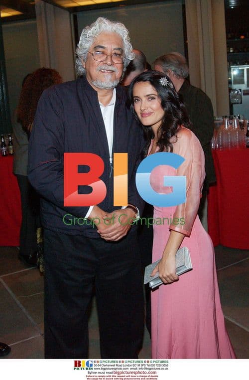 Robert Graham and Salma Hayek at 'Frida' premiere after party