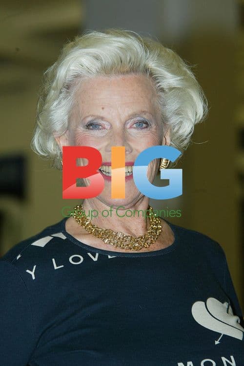 Honor Blackman at James Bond Exhibition