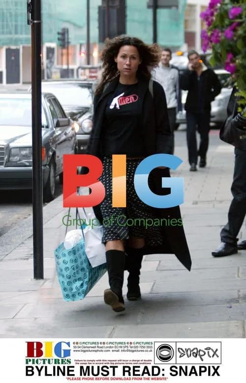Minnie Driver Out Shopping in London