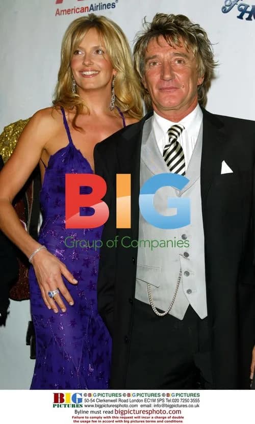 Rod Stewart and Penny Lancaster at Carousel of Hope 2002