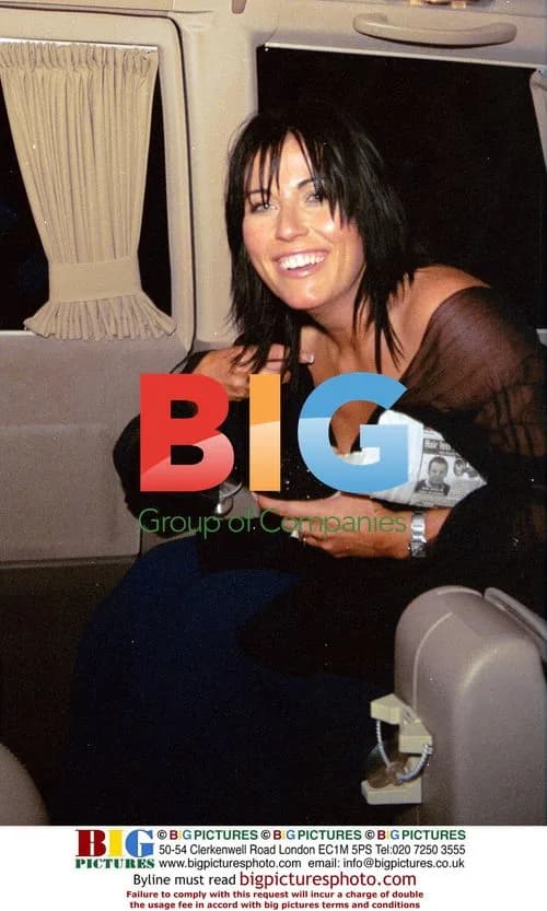 Jessie Wallace leaving 2002 NTA party