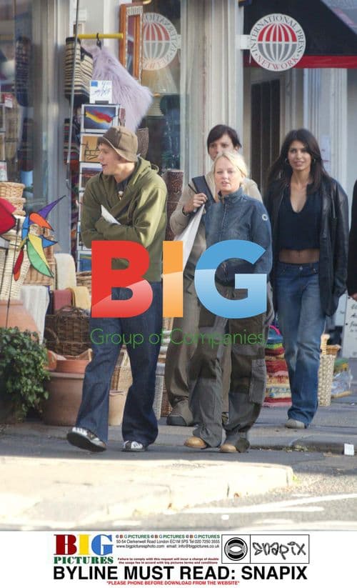 Emma Bunton seen out shopping in North London