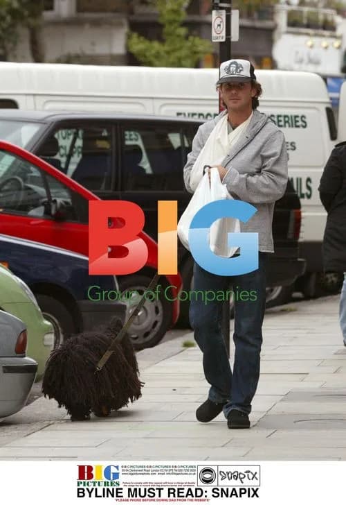 Gavin Rossdale and Gwen Stefani Out with Dog