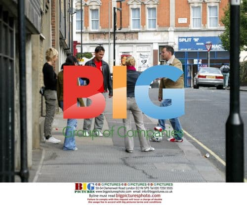 TV Presenter Toby Anstis Plays Football with Friends