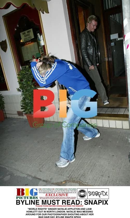 Natalie Appleton and Liam Howlett Out in North London