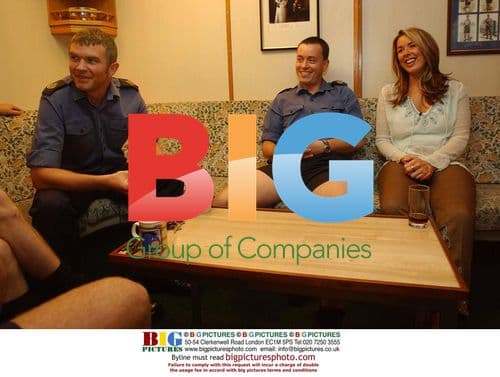 Claire Sweeney Visits British Warship