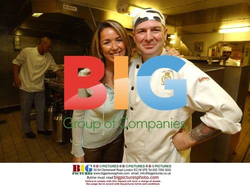 Actress Claire Sweeney visits British warship HMS Argyle