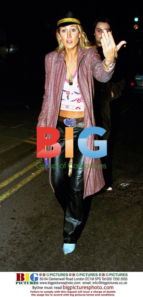 LADY VICTORIA HERVEY LEAVING THE WELLINGTON CLUB