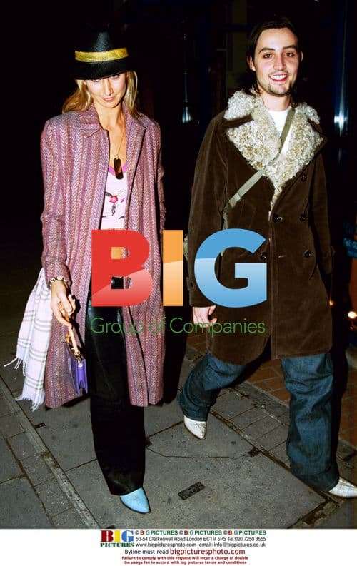 Lady Victoria Hervey and Companion Leaving Club