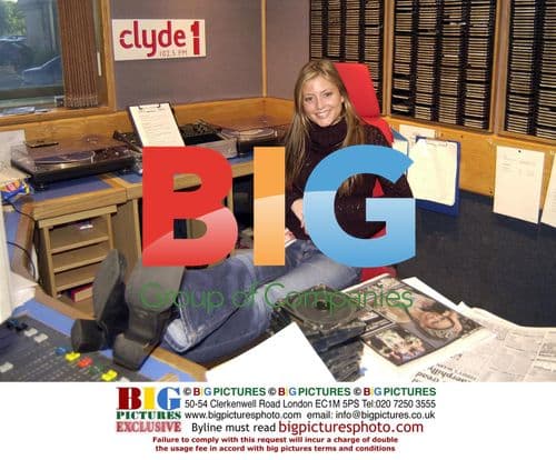 Holly Valance on Radio Clyde Breakfast Show