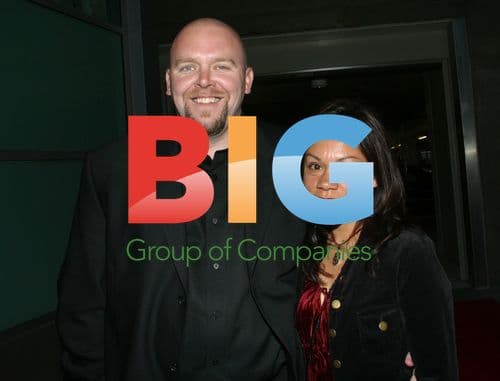 Joe Carnahan and wife Christy at 'The Hire' premiere