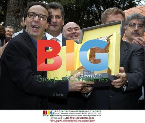 Gorbachev Presents 'Man of Peace' Award to Benigni