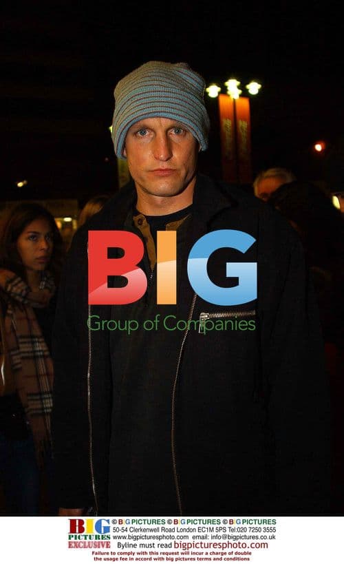 Woody Harrelson Queues for Coldplay Gig