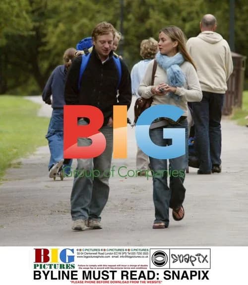 Jim Threaplton Takes Daughter Mia For Park Walk