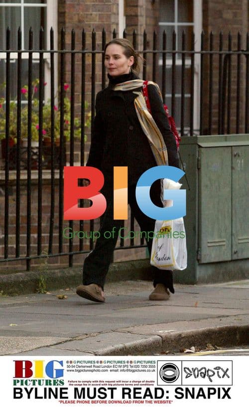 Actress Tara Fitzgerald in North London