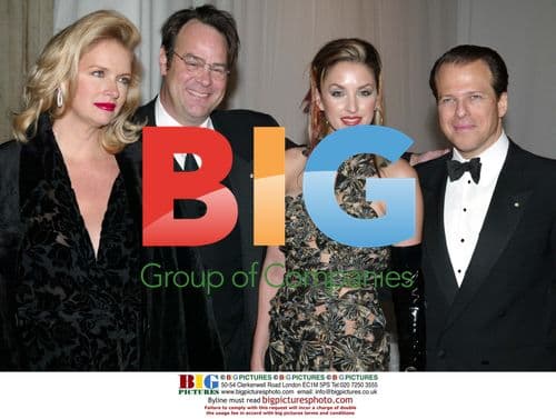 Donna Dixon, Dan Aykroyd, Jacqurline, Wes Anderson at Whitney Gala