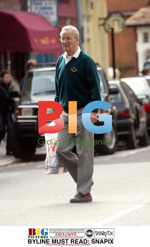 Nicholas Parsons Rushing to Errand