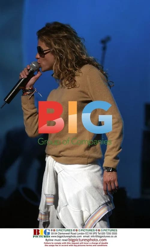 Paulina Rubio rehearsing for MTV Video Music Awards Latin America