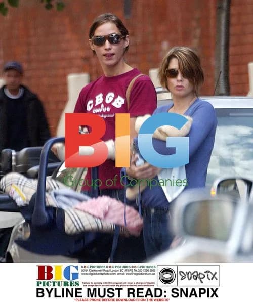 Sadie Frost and Jude Law's Baby Rudy at Hospital