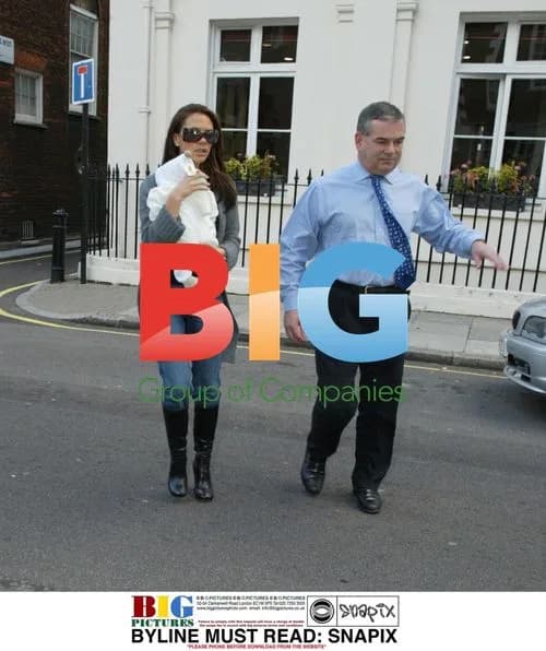 Victoria Beckham and Son Romeo Visit Dentist