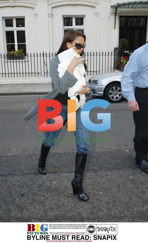Victoria Beckham and son Romeo visit dentist