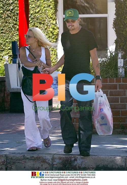 Pamela Anderson and Kid Rock shopping