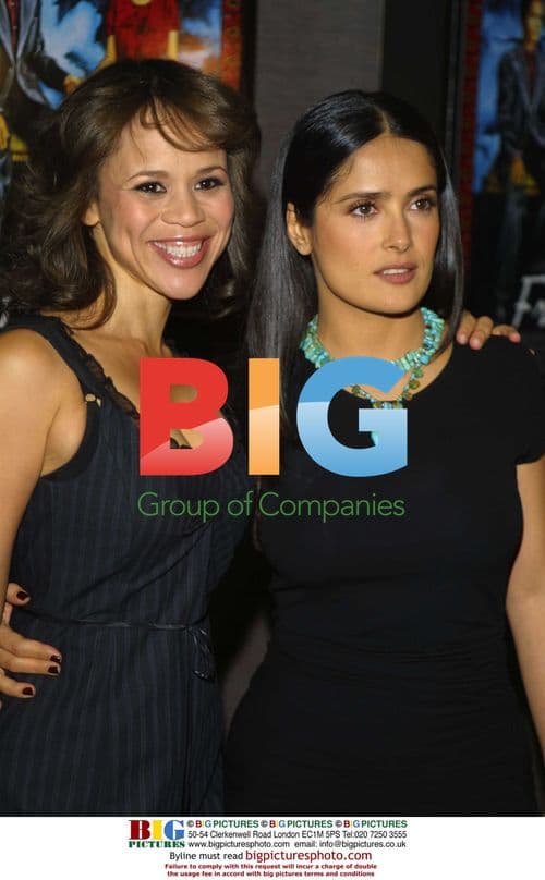 Rosie Perez and Salma Hayek at 'Frida' Premiere