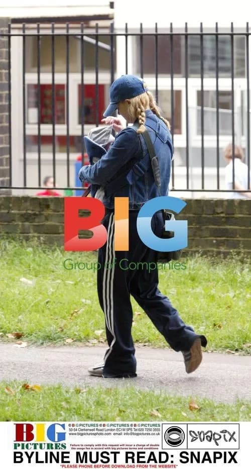 Gail Porter out with baby Honey and dog in London