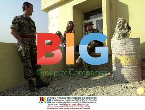 Claire Sweeney Visits Troops in Kabul