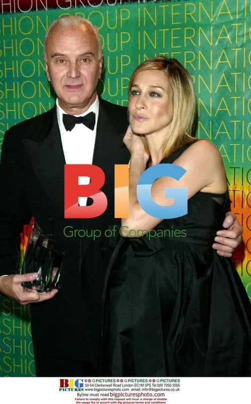Sarah Jessica Parker and Manolo Blahnik at Fashion Event