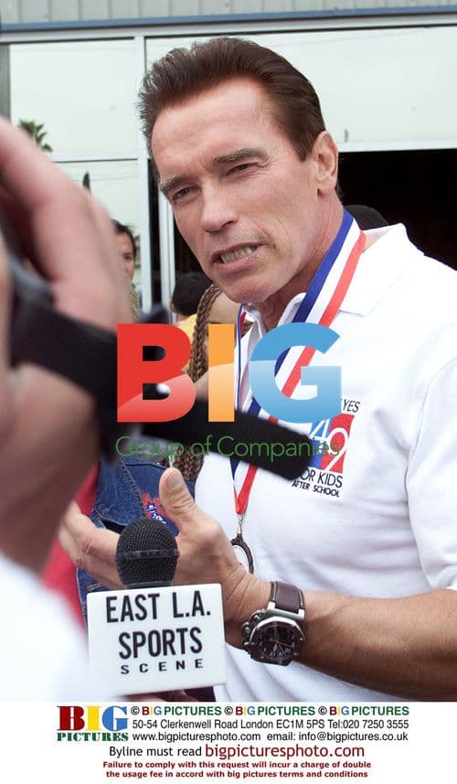 Arnold Schwarzenegger at LA Inner-City Games
