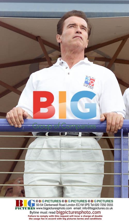 Arnold Schwarzenegger at LA Inner-City Games