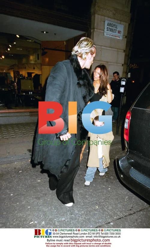 Beckhams Attend Chitty Chitty Bang Bang