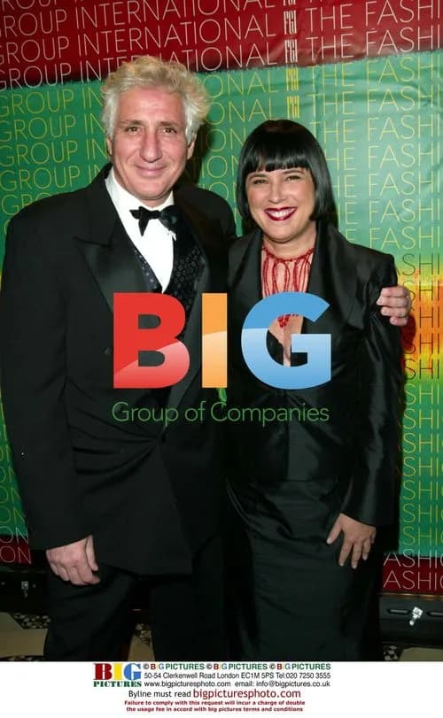 Eve Ensler with partner at Fashion Group event