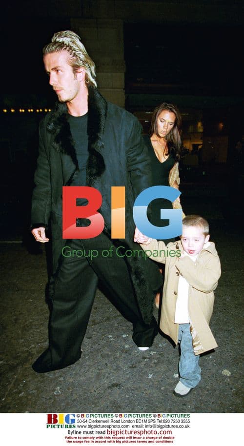 Beckhams Attend Chitty Chitty Bang Bang