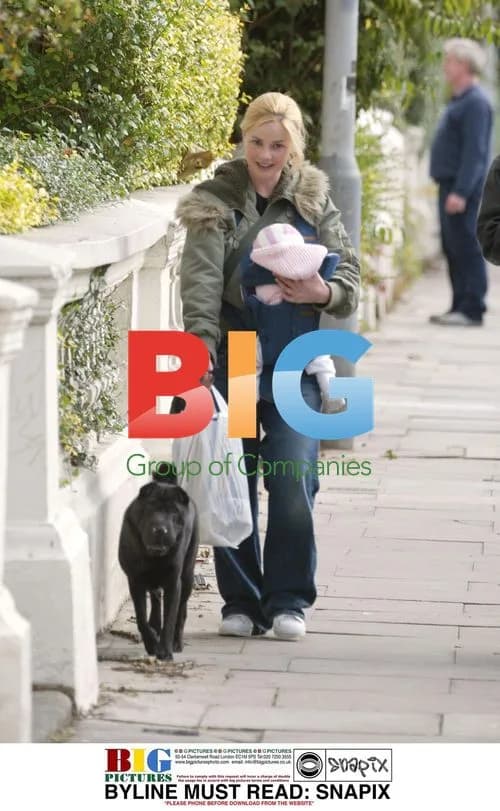 TV Presenter Gail Hipgrave Out with Dog and Baby