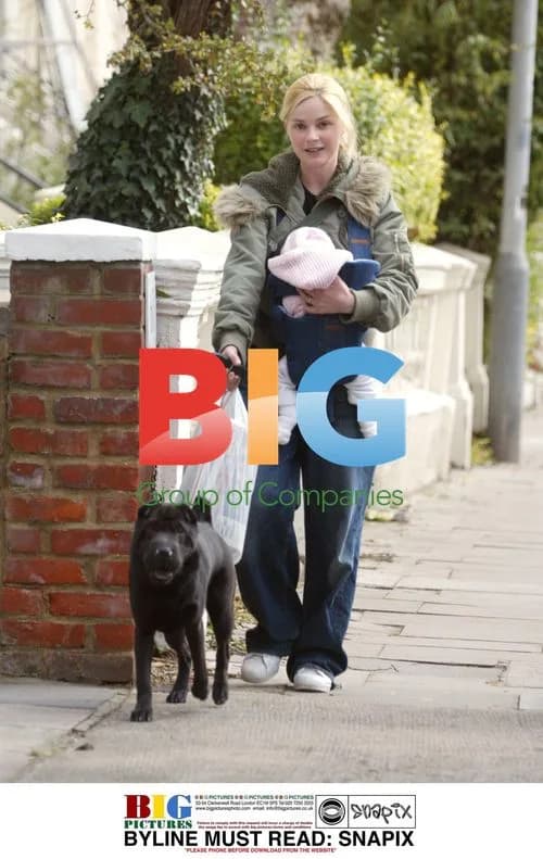TV Presenter Gail Hipgrave Out with Dog and Baby