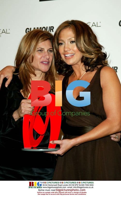 Amy Pascal and Jennifer Lopez at Glamour 'Women of the Year' Awards