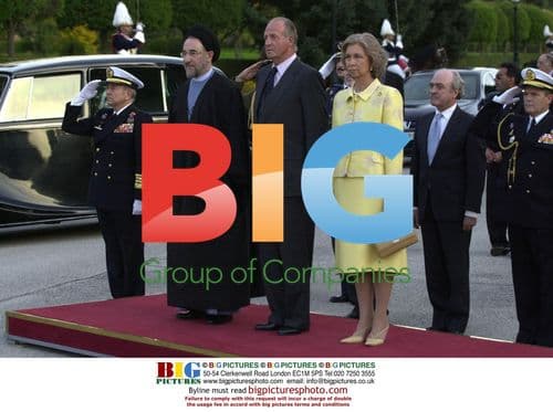 Iranian President Meets Spanish Royalty