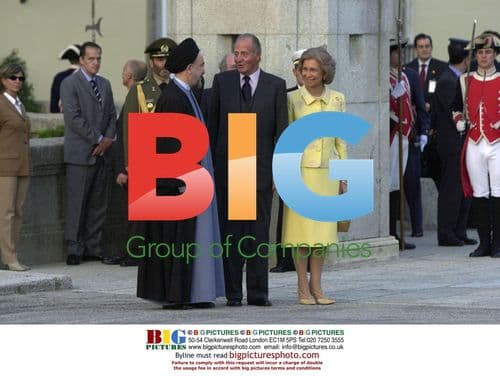 Iranian President Meets Spanish Royalty