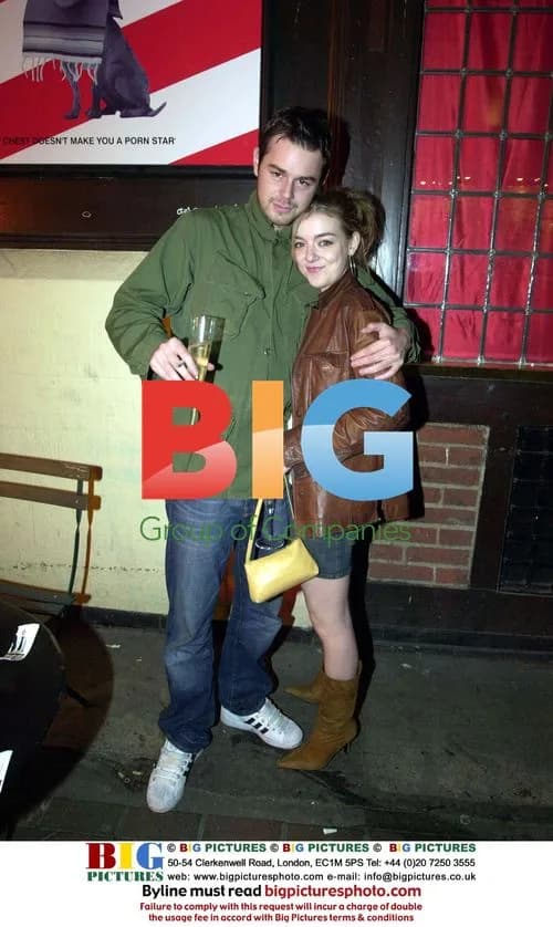 Sheridan Smith and actor at 'Base' launch party