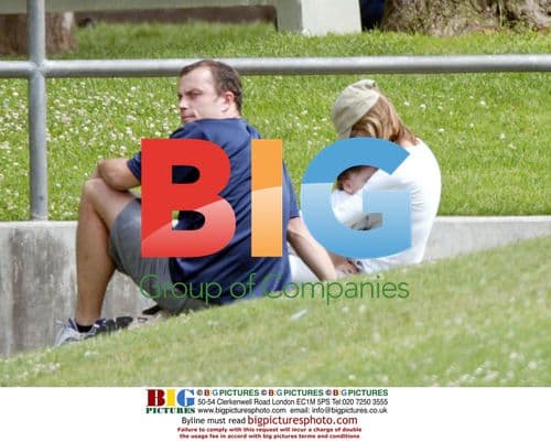 Calista Flockhart and son at LA park