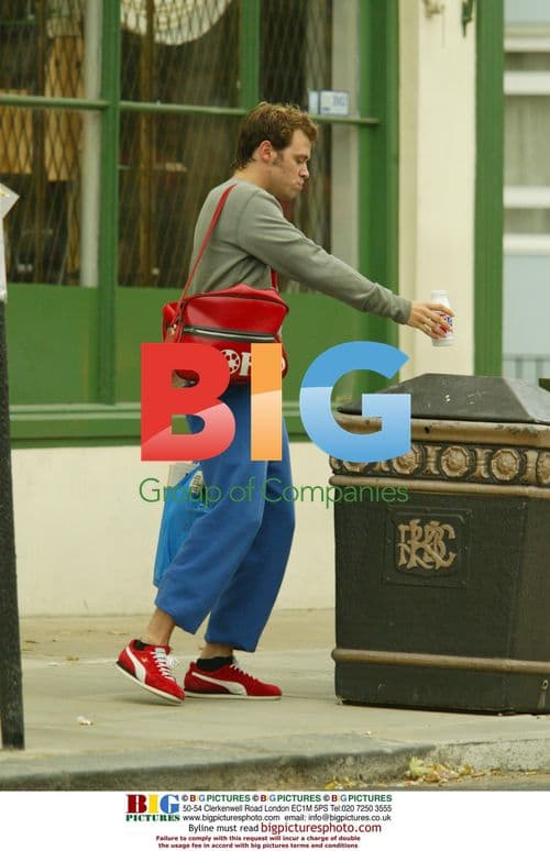 Pop Idol Will Young Relaxes in North London